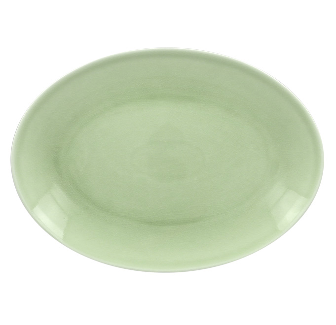 Тарелка овальная RAK Porcelain «Vintage Green», 36x27 см