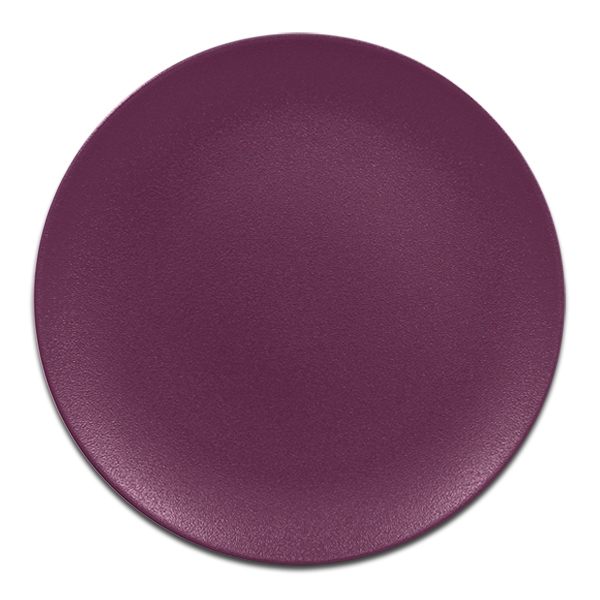 Тарелка круглая плоская фиолетовая RAK Porcelain «NeoFusion Mellow», D=24 см
