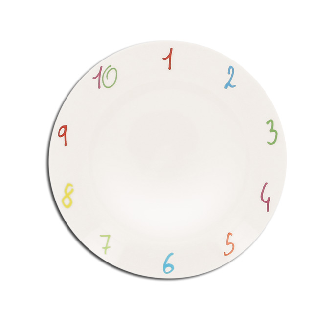 Тарелка круглая плоская RAK Porcelain «Skola», D=18 см
