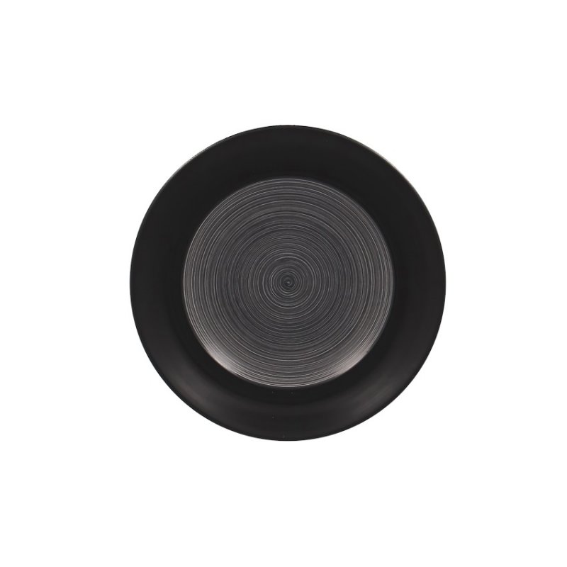 Тарелка круглая, плоская серая Trinidad Rak Porcelain, D=17