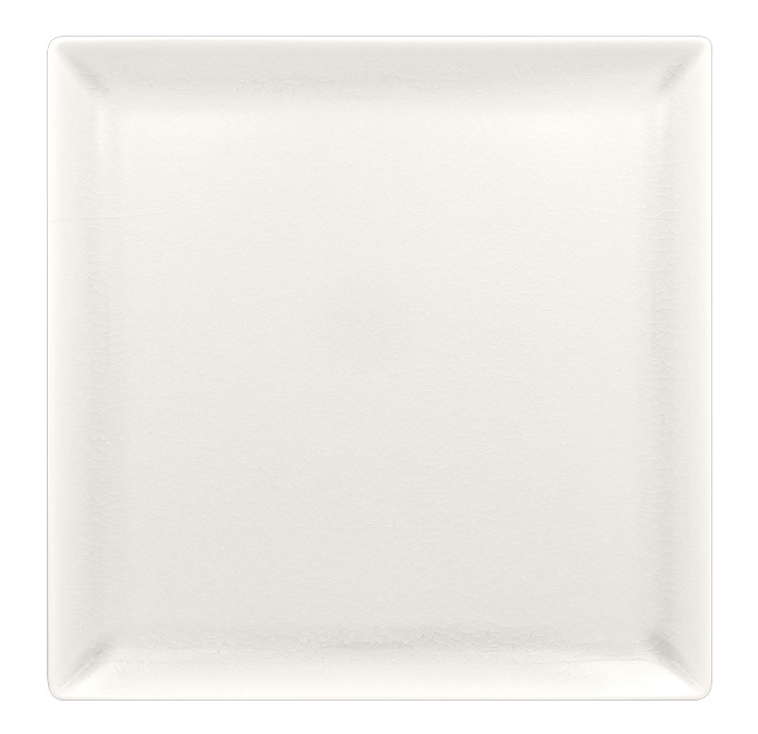 Тарелка квадратная RAK Porcelain «Vintage White», 27x27 см