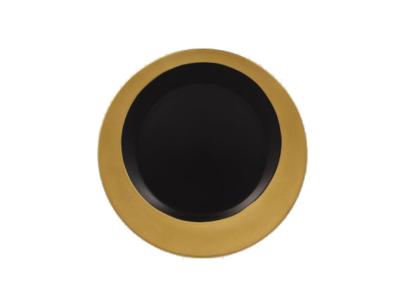 Тарелка круглая d=30см цвет золотой RAK Porcelain «Antic»
